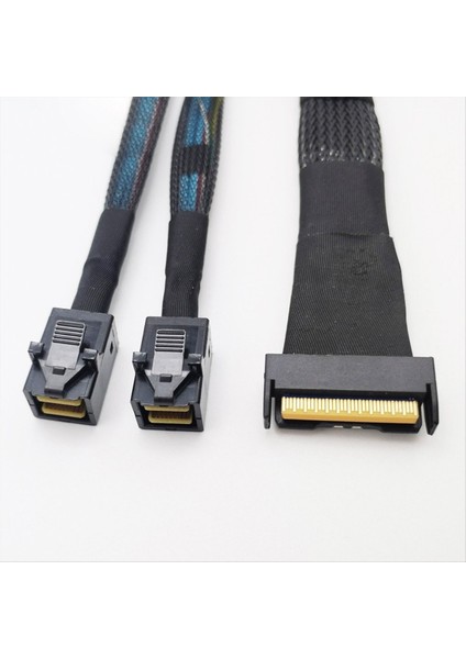 0 8m Sunucu Adaptör Kablosu Simesas Mcıo 8I-2XSFF-8643 Mınısas Sunucu Veri Çok Işlevli Uygun Adaptör Kablosu (Yurt Dışından) indirimleri