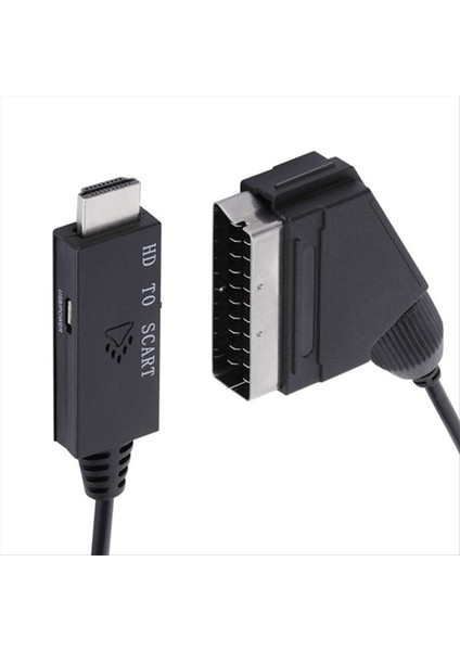 Hdtv Stb DVD Dönüştürücü Aksesuarları Için 1080P/720P Dönüştürücü Kablosu HDMI Uyumlu Tv Ses Video Adaptörüne Skart (Yurt Dışından) indirimleri