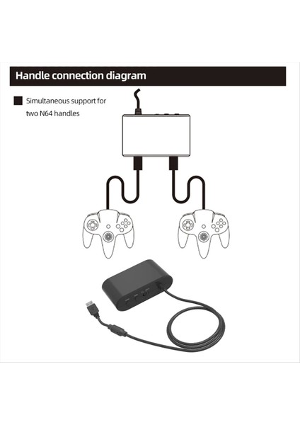 Nintendo Anahtarı 64/oled Model Pc Windows Denetleyici Adaptörü Gamepad Oyun Dönüştürücü Adaptörü Için USB Adaptör Dönüştürücü (Yurt Dışından) fiyatları