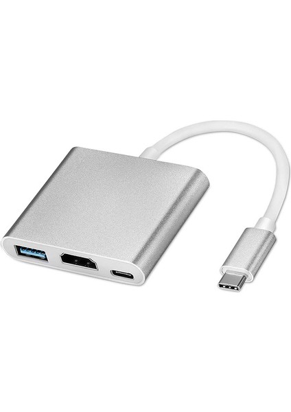 Apple Usb-C Dijital Av Multiport Adaptör MJ1K2AM/A HDMI ve USB Yeni Fw3 (Yurt Dışından)
