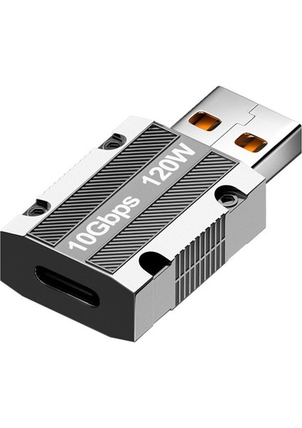 120W Çinko Alaşım Tip C-Usb Otg Adaptörü 10GBPS USB Male Top Telefon Ipad MACBOOK Adaptador (Yurt Dışından)
