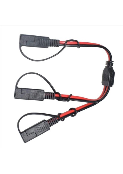2x Sae Splitter Adaptörü 14AWG Sae Dc Güç Otomotiv Konnektör Kablosu Y Ayırıcı 1 Ila 2 Sae Uzatma Kablosu Kapak (Yurt Dışından) indirimleri