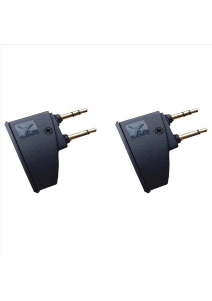 2x Uçuş Kulaklık Adaptörü 3 5 Mono Fiş - 2x3 5 Fiş QC45 QC35 Qc3 QC25 Kulaklık Havayolu ile Uyumlu (Yurt Dışından) fiyatları
