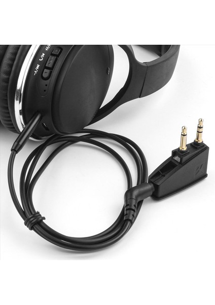 2x Uçuş Kulaklık Adaptörü 3 5 Mono Fiş - 2x3 5 Fiş QC45 QC35 Qc3 QC25 Kulaklık Havayolu ile Uyumlu (Yurt Dışından) indirimleri