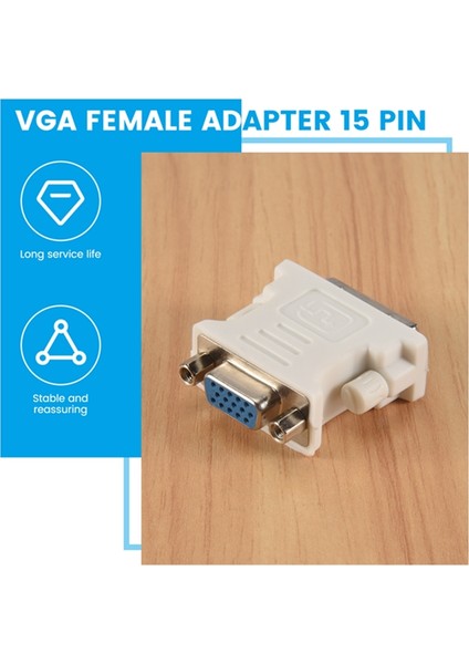 Kadın Vga&#39 Ya Semoic DVI Erkek Adaptörü (Dvı - D 24 1) (Yurt Dışından) indirimleri