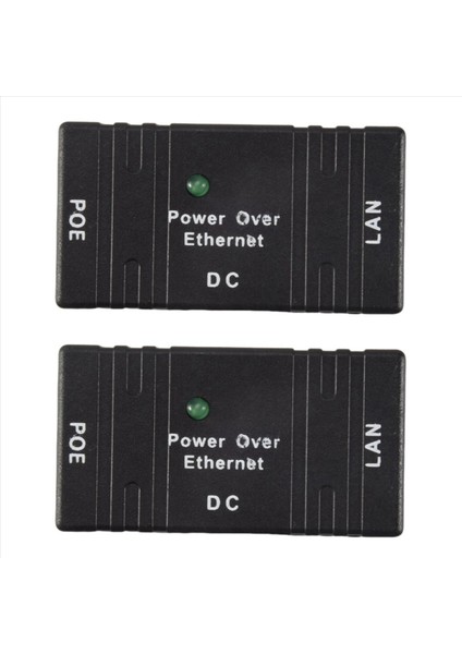 2x 100 Mbps 5V 12V 24V 48V/1A Bjw Poe Enjektör Ip Kamera Poe Adaptör Modülü Aksesuarlar Için Güç Ayrıştırıcısı (Yurt Dışından)