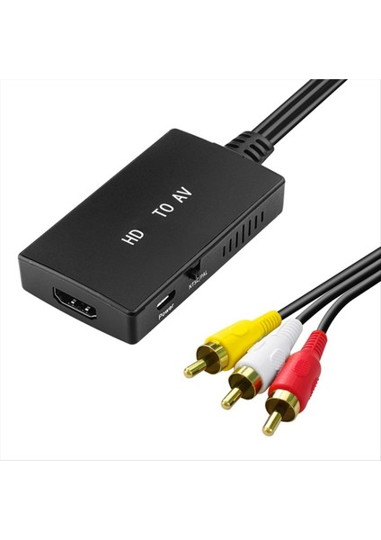 Dönüştürücü HDMI ile Uyumlu Av Dönüştürücü HDMI ile Uyumlu Video Ses Adaptörü Pal/ntsc Uyumlu (Yurt Dışından) fiyatları
