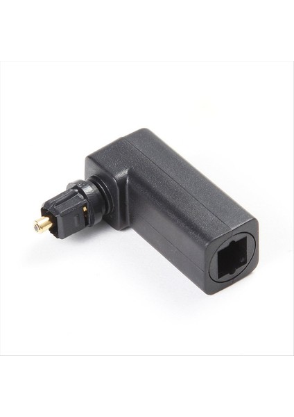 1pcs Toslink 90 Derece Optik Ses Kablosu Adaptörü Erkek - Kadın Sağ Açısı 360 Döner Pc Tv DVD Stereo Optik Kablo (Yurt Dışından)