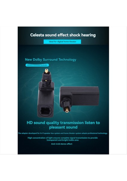1pcs Toslink 90 Derece Optik Ses Kablosu Adaptörü Erkek - Kadın Sağ Açısı 360 Döner Pc Tv DVD Stereo Optik Kablo (Yurt Dışından) fiyatları