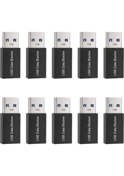 10PCS USB Blokerler Veri Senkronizasyon Blokerleri USB Konektörü Veri Senkronizasyonunu Engelleme Için Kriko Adaptörlerine Karşı (Yurt Dışından)