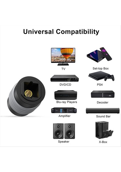 Hoparlör DVD Player Dijital Ses Optik Kablolar Adaptör Taşınabilir CD Fiber Optik Dişi Genişletici Uzatma Uzatma Kuplörü 2 Pcs (Yurt Dışından) indirimleri