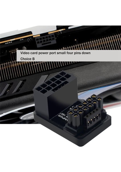 Pcıe5 0 Grafik Kartı Atx3 0 Güç Kaynağı 12VHPWR 16 Ila 16P 600W Erkek Ila Kadın 180 Derece Adaptör Konnektörü Siyah (Yurt Dışından) fırsatları