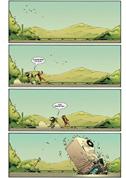 Deadpool x İhtiyar Logan - Declan Shalvey Ciltsiz Normal Boy 112 Sayfa modelleri