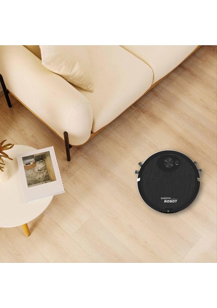 Mini Temizlik Süpürme Robot Otomatik Vakum Robot Ultra Ince Sessiz Temizlik Sert Zemin Temizleme Makinesi Siyah (Yurt Dışından) modelleri