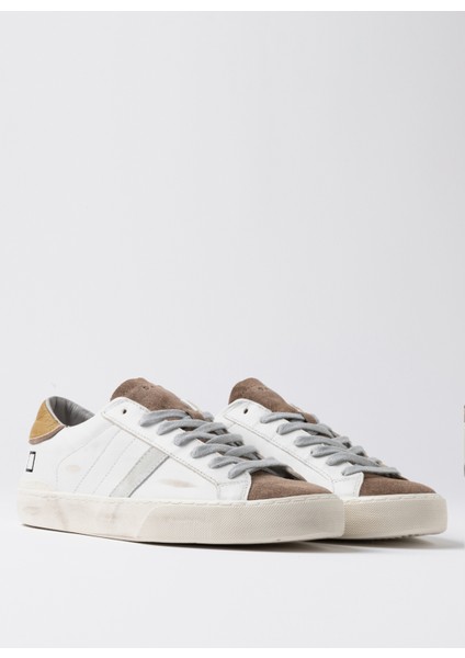 Hıll Low Beyaz - Hardal Erkek Deri Sneaker fiyatları