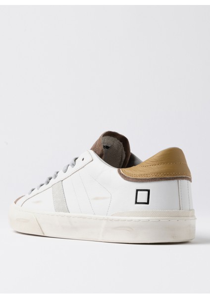 Hıll Low Beyaz - Hardal Erkek Deri Sneaker fırsatları