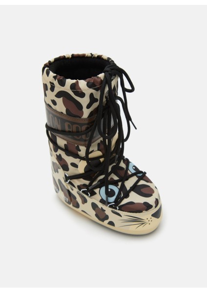 Kahve Kız Çocuk Kar Botu MB Icon Anımal modelleri