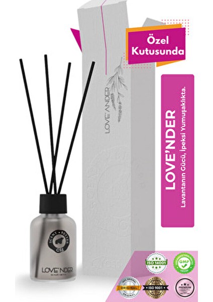 Love’nder Çubuklu Oda Kokusu 55 ml Bambu Özellikli Lavanta Ferahlığı