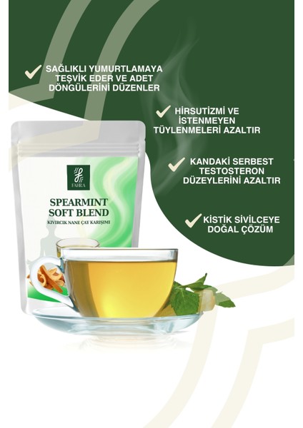 Kıvırcık Nane Çay Karışımı 75g Spearmint Soft Blend 75g – PCOS ve Kadın Dengesine Destek modelleri