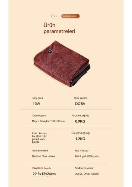 Yeni Grafen Elektriklisıtma Battaniyesi USB Yıkanabilirsıtmaşal Ev Ofisi Dışmekanısıtma Yatak (Yurt Dışından) fiyatları