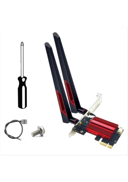 Wifi 7 BE200 Pcı-E Adaptör Kartı Kiti Tri Band 2 4g/5g/6 Ghz 8874 Mbps Bt5 4 WIN10/11 Için Masaüstü Kablosuz Ağ Adaptörü (Yurt Dışından)
