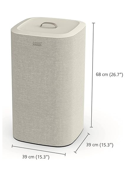 Joseph Tota Çamaşır Ayırma Sepeti, Ekru, 60 L fiyatları