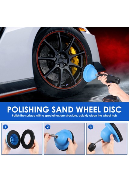 Tekerlek Göbeği Fırça Temizleme Rotor Otomatik Tekerlek Göbeği Öğütücü Pas Taşlama Temizleme Aracı Araba Kamyon Için Matkap Adaptörü ile (Yurt Dışından) indirimleri