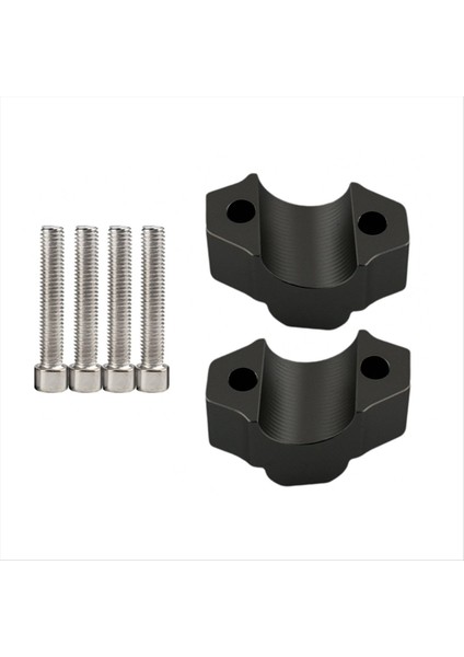 Yamaha XSR900 Için 2016-2024 Motosiklet Aksesuarları Handbar Yükseltme Drag Tutamak Çubuk Kelepçesi Genişlet Adaptör Siyah (Yurt Dışından)