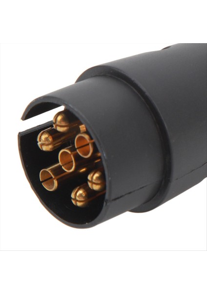 Su Geçirmez Römork Adaptörü 7 Pin Yuvarlak Erkek Fiş 7 Pinli Karavan Teknesi Için Düz Dişi Soket (Yurt Dışından) indirimleri