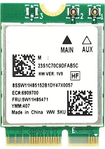 RTL8922AE Wifi7 Kartı 6338 Mbps 2 4g/5g/6g Bluetooth5 4 M 2 Ngff Kablosuz Wifi Adaptör Kartı + 8db Anten WIN10/WIN11 (Yurt Dışından) modelleri