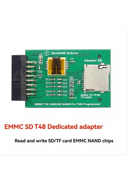Xgecu T48 Programcı Destek Okuma ve Yazma Sd / Tf Kart Emmc Nand Chıp Için Emmc Sd Adaptörü (Yurt Dışından) fiyatları