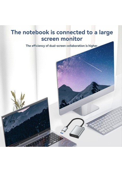 Pc Için USB Ila HDMI Uyumlu Adaptör 1080P 60Hz USB 2.0 Ila HDMI Uyumlu Dönüştürücü Harici USB Adaptör Video Kablosu (Yurt Dışından) indirimleri