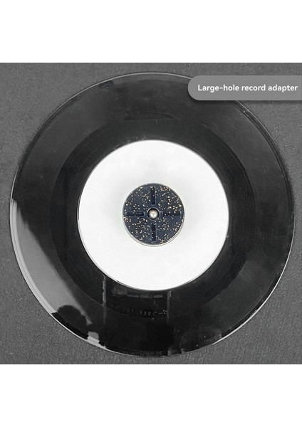 Vinil Kayıt LP45 Rpm Adaptör Turnabağı Fonografı Ses Dönüşüm Tabanı 7 Inç Ep Kayıt Vinil Gramofon Siyah (Yurt Dışından) modelleri