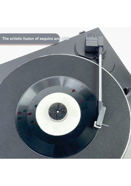 Vinil Kayıt LP45 Rpm Adaptör Turnabağı Fonografı Ses Dönüşüm Tabanı 7 Inç Ep Kayıt Vinil Gramofon Siyah (Yurt Dışından) indirimleri