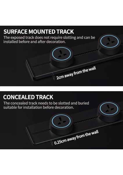 Soket Güç Rayı Soketi Gizli Duvar Mutfak Soketi Ab Ingiltere ve Kore Evrensel Fiş Adaptörü ile (Yurt Dışından) fırsatları