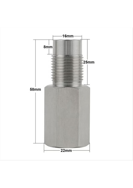 Sensör Conta Adaptörü Kontrol Motor Işığı Cel Mini Sensör Genişletici Uzatma Konnektörü O2 Conta Adaptörü M18X1 5-58MM (Yurt Dışından) indirimleri