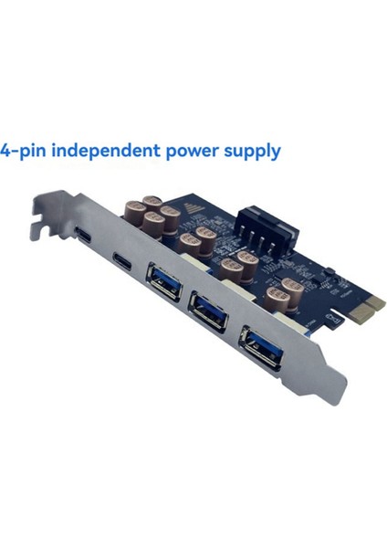 Pcı-E 1x USB Genişletme Kartı 3 Bağlantı Noktalı Usb-A + 2 Bağlantı Noktalı Usb-C Pcıe - Usb3 2 Gen1 5 Gbps Adaptör Pcı-E - USB 3 2 Tip-C Hub (Yurt Dışından) fiyatları