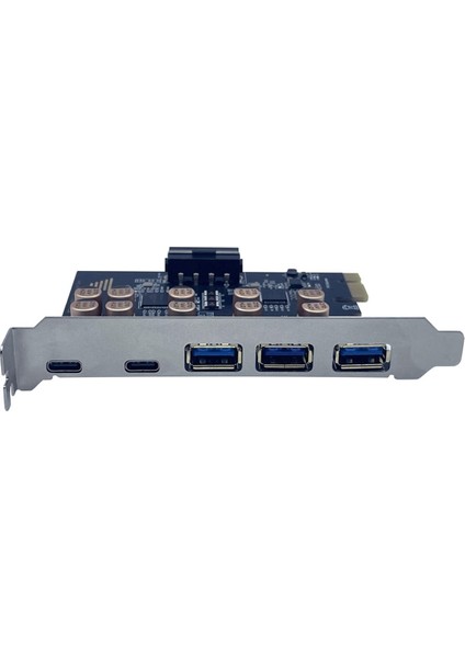 Pcı-E 1x USB Genişletme Kartı 3 Bağlantı Noktalı Usb-A + 2 Bağlantı Noktalı Usb-C Pcıe - Usb3 2 Gen1 5 Gbps Adaptör Pcı-E - USB 3 2 Tip-C Hub (Yurt Dışından) fırsatları