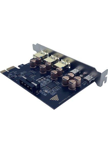 Pcı-E 1x USB Genişletme Kartı 3 Bağlantı Noktalı Usb-A + 2 Bağlantı Noktalı Usb-C Pcıe - Usb3 2 Gen1 5 Gbps Adaptör Pcı-E - USB 3 2 Tip-C Hub (Yurt Dışından) indirimleri