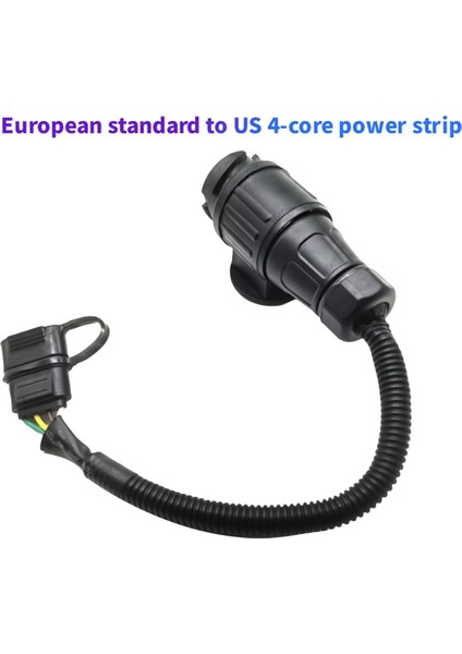 Römork Dönüşüm Fişi Römork Fişi Adaptörü Ab 13 Yollu Yuvarlak Abd&#39 Ye 4 Yollu Konnektör Fişi Rv Römork Için (Yurt Dışından) fiyatları