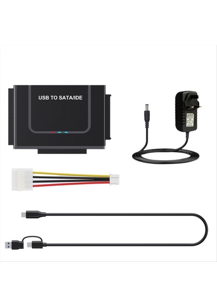 USB - Sata/ıde Adaptör Sata 2.5 Inç ve 3.5inch Sata Katı Hal Disk Ingiltere Fişi Için USB Sabit Sürücü Kablo Adaptörü (Yurt Dışından)