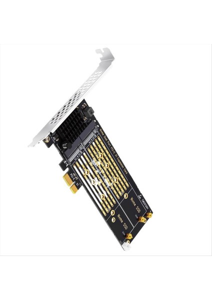 Pcıe X1 - Çift M 2 Nvme M-Key SSD Adaptör Dönüştürücü Için 2230/2242/2260/2280 SSD Yükseltici Kartları Genişletme (Yurt Dışından) fiyatları