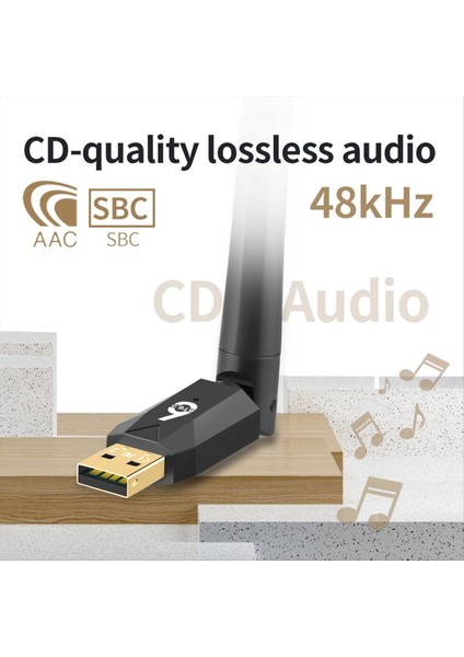 USB Bluetooth6.0 Adaptör 200M USB Dongle Kablosuz Müzik Ses Alıcı Verici Ble/edr Pc Fare Klavye Için (Yurt Dışından) modelleri