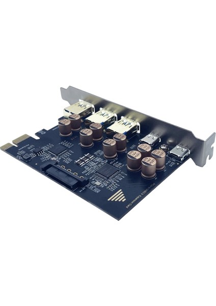 Pcı-E 1x USB Genişletme Kartı 5 Gbps 3xusb-A + 2xusb-C Pcıe - Usb3 2 Gen1 5 Gbps Adaptör Pcı-E - USB 3 2 Type-C Genişletme Hub&#39 I (Yurt Dışından) fırsatları