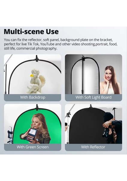 Reflektör Tutucu Kelepçe E-Tipi Kelepçe Vida Döner Adaptör Işık Fotoğraf Stüdyosu Için Reflektör Klip Standı Reflektör (Yurt Dışından) fırsatları