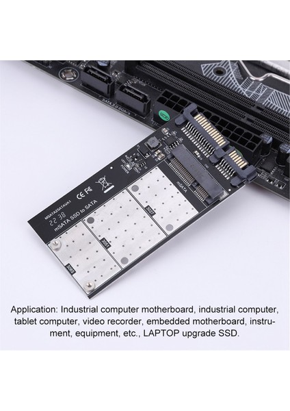 Ssd&#39 Den Sata Adaptörüne Dönüştürücü Kartına Kadar 6gps M 2 Msata Ssd&#39 Den 2 5 Sata Adaptörüne Dizüstü Masaüstü Için (Yurt Dışından) fiyatları