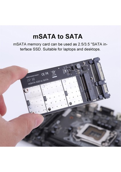 Ssd&#39 Den Sata Adaptörüne Dönüştürücü Kartına Kadar 6gps M 2 Msata Ssd&#39 Den 2 5 Sata Adaptörüne Dizüstü Masaüstü Için (Yurt Dışından) fırsatları