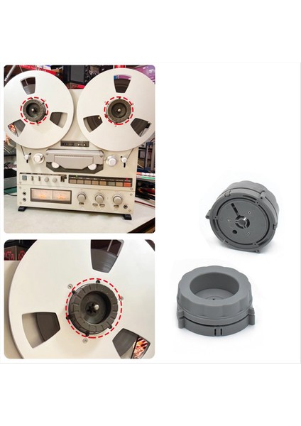 Tascam Nab Hub Adaptörü Için 1 Çift Açıcı Kitleri Makaradan Makaraya Teyp Için Plastik Taban Kırmızı (Yurt Dışından) indirimleri