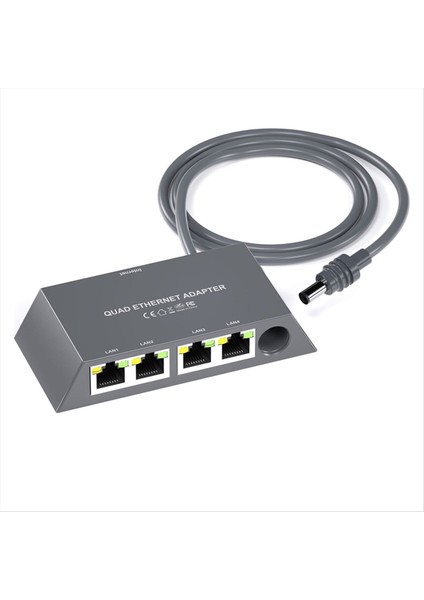 Çanak Anten Uydu Internet Enerji Hattı Için Starlink Mini Ethernet Adaptörü Için Yükseltilmiş 4 Bağlantı Noktalı Gigabit (Yurt Dışından)