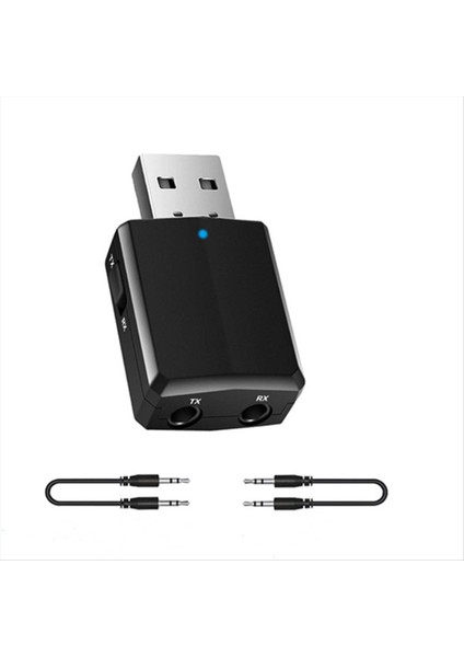 Pc Için Bluetooth USB Adaptörü, Bt 5.0 3&#39;ü 1 Bluetooth Verici Alıcı Adaptörü 3.5 mm Aux, Kablosuz Aktarım (Yurt Dışından) modelleri